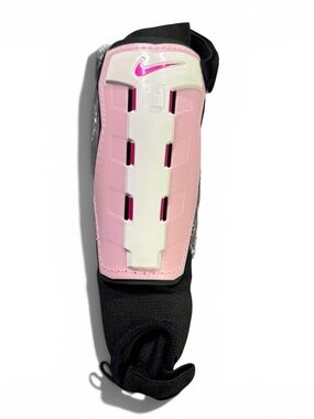 Nike Charge Soccer Shin Guards Reinforced Tibia Unisex Youth Pink White Size L